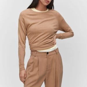 Pulover tricotat fin Lucca Mango marimi 3XL