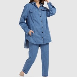 Camasa lejera de denim Helmidge marimi 3XL