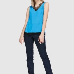 Top cu detalii de dantela Helmidge marimi 3XL