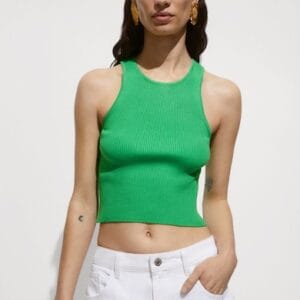 Top crop cu striatii Orwell Mango marimi 3XL