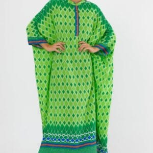 Rochie verde oversize