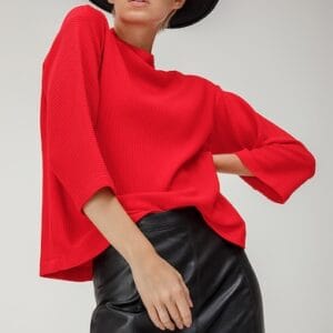 Bluza lejera cu maneci trei sferturi Helmidge marimi 3XL