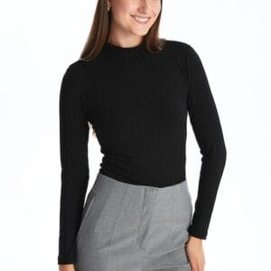 Bluza striata cu guler scurt LC WAIKIKI marimi 3XL