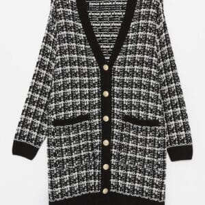Cardigan din tuid cu buzunare aplicate LC WAIKIKI marimi 3XL