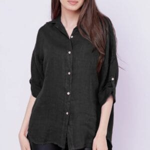 Camasa gri inchis lejera