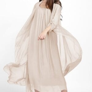 Compleu cu rochie si blazer din matase naturala