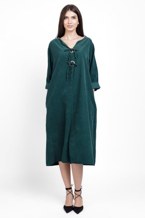 Rochie din catifea reiata