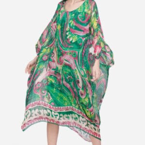 Rochie larga din matase naturala
