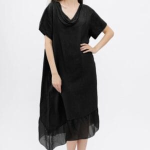 Rochie oversize usor asimetrica A-line