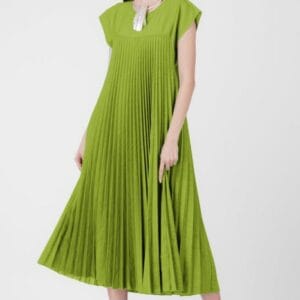 Rochie plisata  A-line lunga