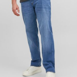 Blugi bărbați mărimi mari Jack & Jones albastru