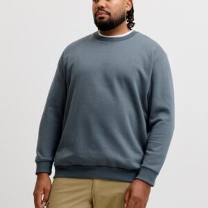 Bluză bărbați mărimi mari Jack & Jones gri albastrui