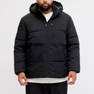 Geacă bărbați mărimi mari Jack & Jones negru