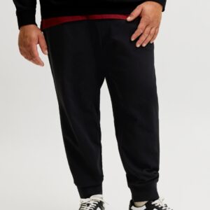 Pantaloni bărbați mărimi mari Jack & Jones negru