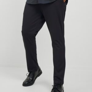 Pantaloni bărbați mărimi mari Jack & Jones negru