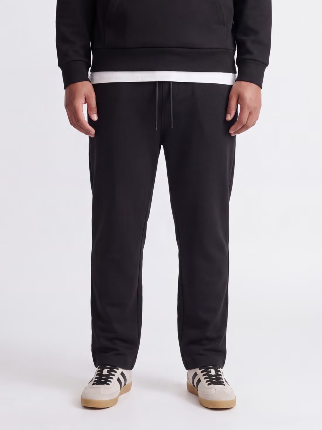 Pantaloni bărbați mărimi mari Jack & Jones negru