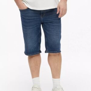 Pantaloni scurți bărbați mărimi mari s.Oliver albastru inchis