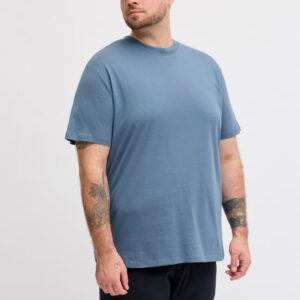 Tricou bărbați mărimi mari Jack & Jones albastru