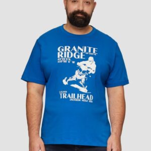 Tricou bărbați mărimi mari s.Oliver albastru