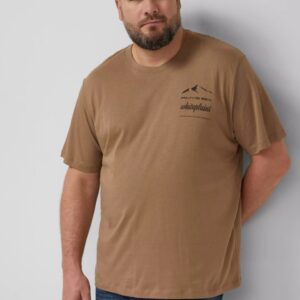 Tricou bărbați mărimi mari s.Oliver maro