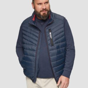 Vestă bărbați mărimi mari s.Oliver bleumarin