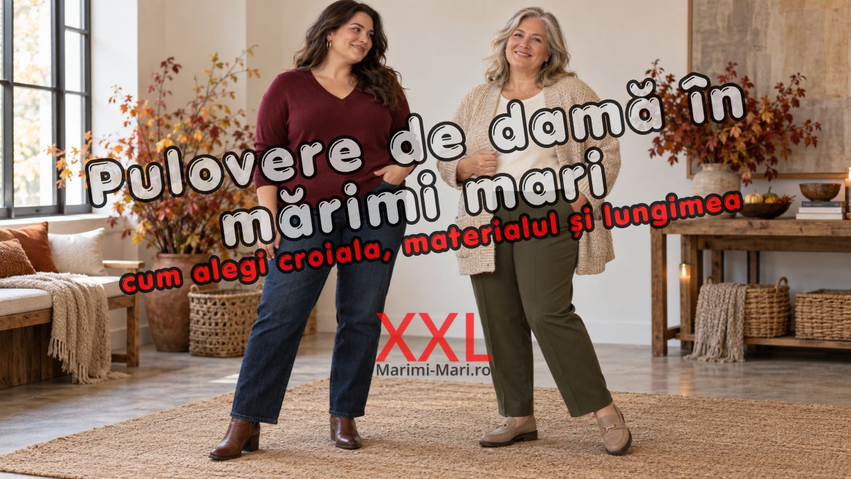Pulovere de damă în mărimi mari: cum alegi croiala, materialul și lungimea