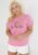 T-shirt Roz mărime mare XL, 2XL