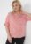 Bluză Roz somon mărime mare XL, 2XL