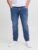 Jack & Jones Plus Blugi Glenn, barbati, cu talie joasa si croiala Slim Fit, Albastru