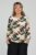 Bluza casual, imprimeu circular pe fond bej si maneca 3 4 mărime mare