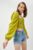 Bluza crop cu maneci bufante KOTON mărime mare