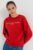 Bluza de trening cu imprimeu logo si decolteu la baza gatului Tommy Hilfiger mărime mare
