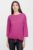Bluza din jerseu de vascoza cu snur la baza, magenta mărime mare