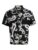 Jack & Jones Plus Camasa barbati, din bumbac, cu imprimeu abstract, Resort fit, Negru