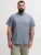 Jack & Jones Plus Camasa barbati, din amestec de in si bumbac, Gri albastrui