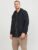 Jack & Jones Plus Hanorac cu fermoar, barbati, Relaxed Fit, JJEBRADLEY, Negru