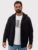 s.Oliver, Hanorac barbati, cu fermoar, Regular fit, Negru