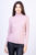 Helanca pulover cu guler inalt, masura mare, roz prafuit mărime mare