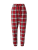 Hunkemöller Pantaloni de pijama  roși aprins / alb / verde pin / roșu vin mărimi mari