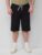 s.Oliver Pantaloni scurti barbati, Detroit, cu talie medie si croiala Regular Fit, Negru