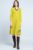 Rochie  A line  midi, din jerseu moale cu imprimeu pana, verde lime mărime mare