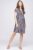 Rochie A line midi, silky, cu imprimeu animal print leopard mărime mare