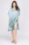 Rochie de plaja tip poncho din matase cu reproducere dupa Migdal Inflorind de Van Gogh mărime mare