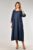 Rochie lunga A-line din blug denim mărime mare