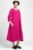 Rochie lunga A-line din jerseu punto milano, fucsia mărime mare