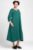 Rochie lunga A-line din tricot de bumbac verde mărime mare
