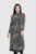 Rochie midi cu model abstract Helmidge mărime mare