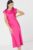 Rochie midi de satin Aquile Marella mărime mare