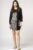Rochie neagra din bumbac cu imprimeu animal print zebra mărime mare