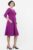 Rochie taiata in talie din jerseu de vascoza, magenta mărime mare